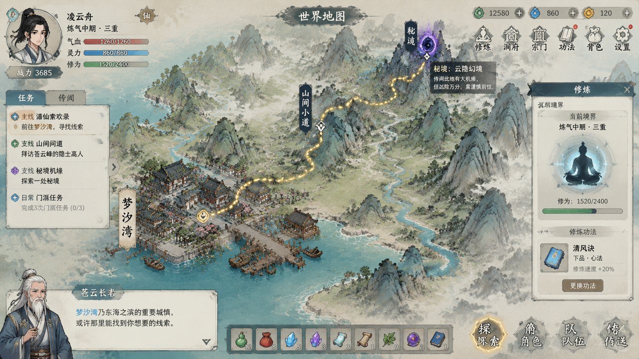 谪仙索欢录 故事片段 页面配图 4