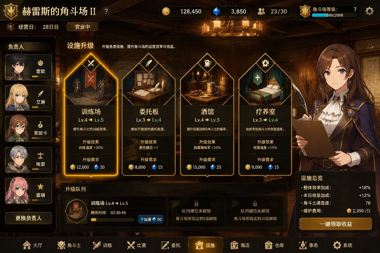 赫雷斯的角斗场Ⅱ 设施强化 场景图 7