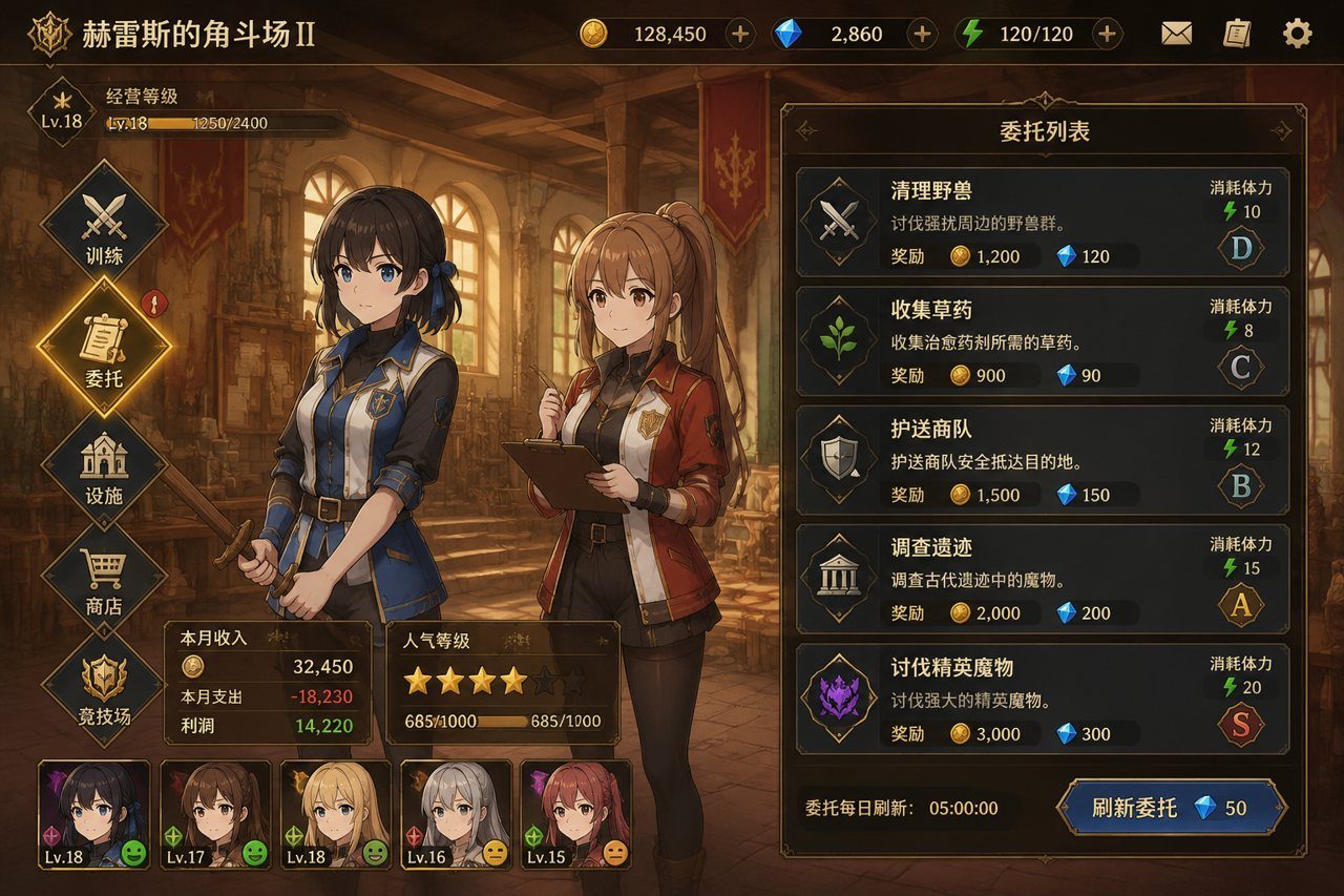 赫雷斯的角斗场Ⅱ 章节事件 页面配图 4