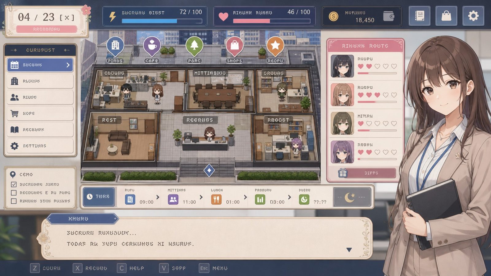职场女友带回家v1 玩法展示 资料图 3
