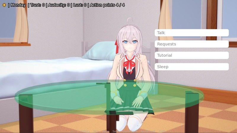 与阿尔雅一起生活 Living With Alya 版 操作界面 玩法截图 6