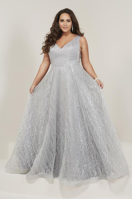 Silver Wedding Dresses Plus Size on ...