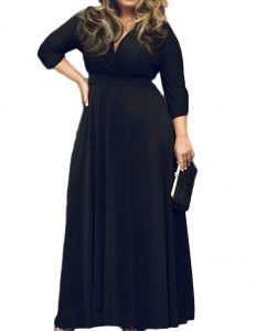 Black plus size dresses for special occasions