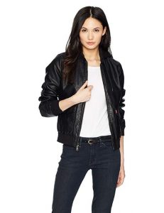 Women's Leather Jacket Plus Size