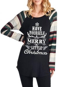 Plus Size Christmas Raglan Shirts